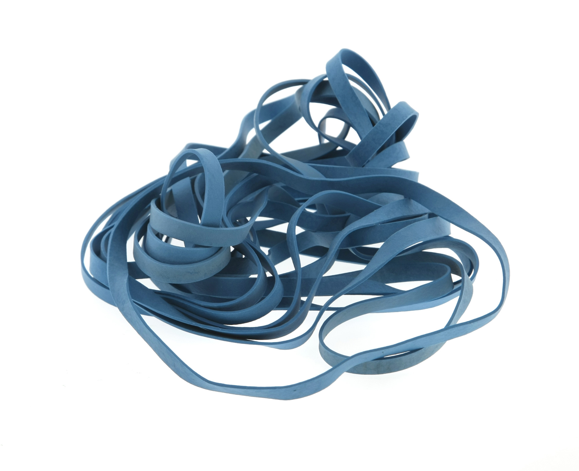 Blue Postal Rubber Bands - Click Image to Close